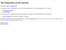 Tablet Screenshot of kaijanaho.fi
